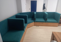 Угловой диван для общественной зоны в ЖК - masterskay-mebely.ru - Екатеринбург