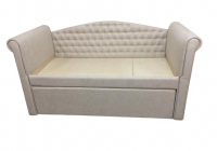 Детский диван-кровать в каретной стяжке - masterskay-mebely.ru - Екатеринбург