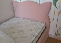 Детская мягкая кровать "Киска" вариант 2 - masterskay-mebely.ru - Екатеринбург