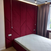 Кровать с мягкой стеновой панелью - masterskay-mebely.ru - Екатеринбург