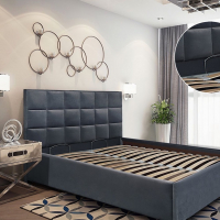 Кровать с мягким изголовьем - masterskay-mebely.ru - Екатеринбург