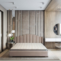 Кровать со стеновой панелью - masterskay-mebely.ru - Екатеринбург