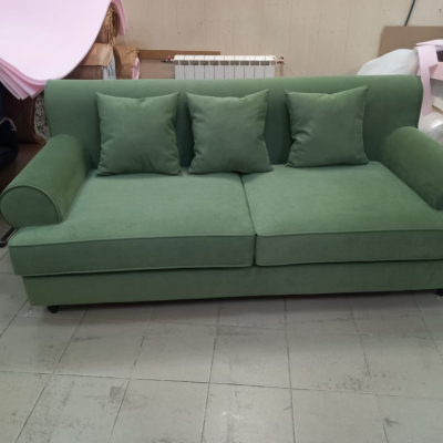 Прямой двухместный диван - masterskay-mebely.ru - Екатеринбург