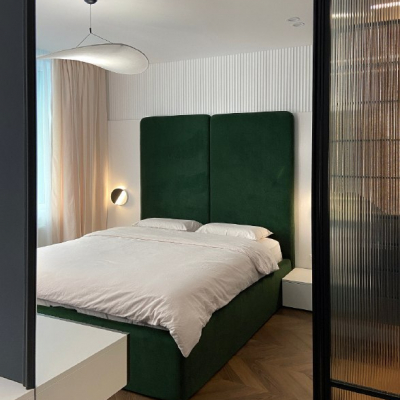 Кровать с мягкой стеновой панелью - masterskay-mebely.ru - Екатеринбург