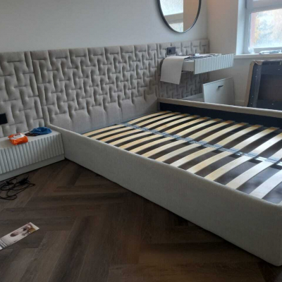 Кровать с мягким изголовьем - masterskay-mebely.ru - Екатеринбург