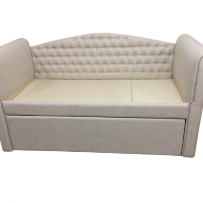 Детский диван-кровать в каретной стяжке - masterskay-mebely.ru - Екатеринбург