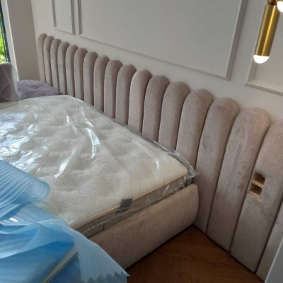 Кровать с мягким изголовьем - masterskay-mebely.ru - Екатеринбург