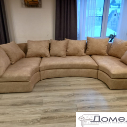 Угловой модульный диван